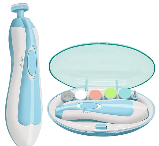 Electric Baby Nail Trimmer with LED Light – Safe & Gentle Grooming for Newborns & Toddlers